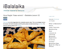 Tablet Screenshot of ibalalaika.com